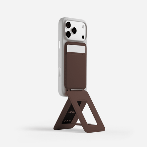 Snap Phone Tripod Wallet MOVAS™ - MagSafe Compatible For Phones MS027W Brownie
