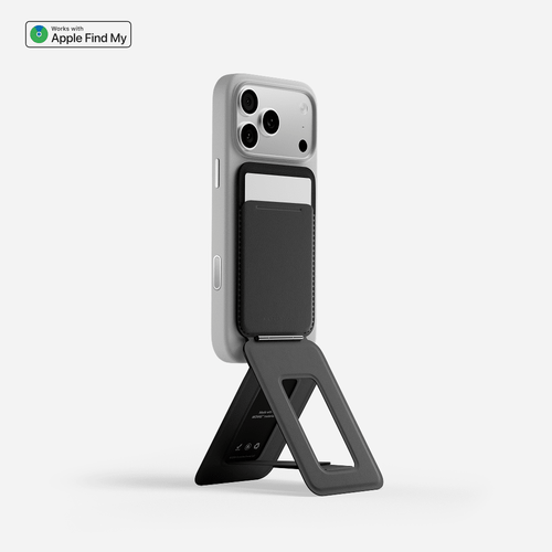Snap Phone Tripod Stand MOVAS™ - MagSafe Compatible For Phones MS027 Trackable Tripod Wallet Jet Black