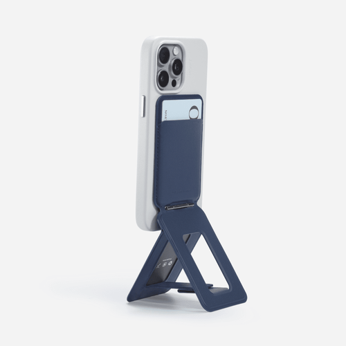Snap Phone Tripod Stand MOVAS™ - MagSafe Compatible For Phones MS027 Tripod Wallet Navy Blue