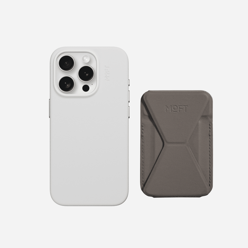 iPhone 15 Case, Stand & Wallet｜MOVAS™ Leather Snap Set | MOFT – MOFT