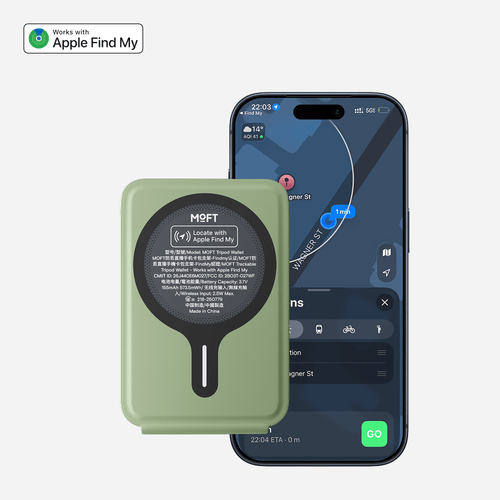 Trackable Tripod Wallet For Phones MS027WF 