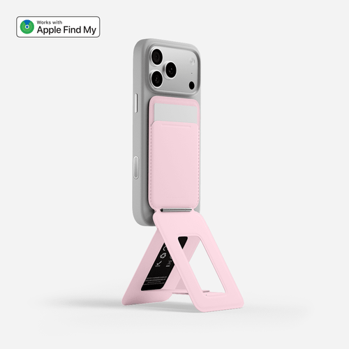 Trackable Tripod Wallet For Phones MS027WF Light Pink 