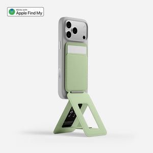Snap Phone Tripod Wallet MOVAS™ - MagSafe Compatible For Phones MS027W Find My-Enabled Khaki Green 