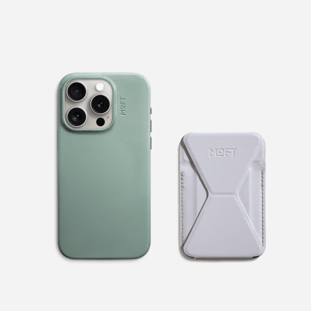 iPhone 15 Case, Stand & Wallet｜MOVAS™ Leather Snap Set | MOFT – MOFT