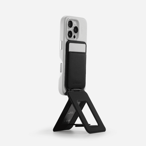 Snap Phone Tripod Stand MOVAS™ - MagSafe Compatible For Phones MS027 Tripod Wallet Jet Black 