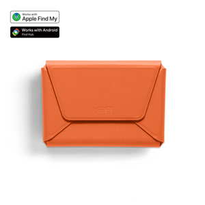 Trackable Field Wallet For Phones MB005F With a Stand Terracotta 