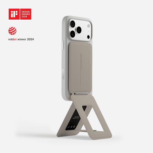 Snap Phone Tripod Stand MOVAS™ - MagSafe Compatible For Phones MS027 Tripod Stand Taupe 