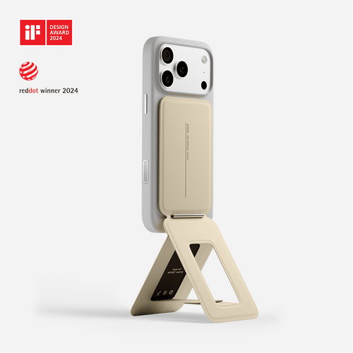 Snap Phone Tripod Stand MOVAS™ - MagSafe Compatible For Phones MS027 Tripod Stand Earthen Beige 
