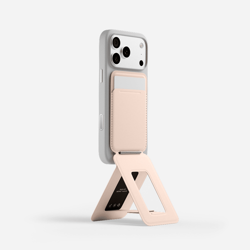 Snap Phone Tripod Stand MOVAS™ - MagSafe Compatible For Phones MS027 Tripod Wallet Peach pink 