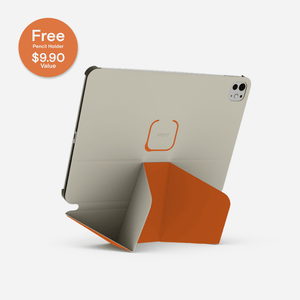 Dynamic Folio For Tablets MS028 Folio Case with Corner Protection iPad Pro 13" (M5 2025 | M4 2024) Beach White x Terracotta