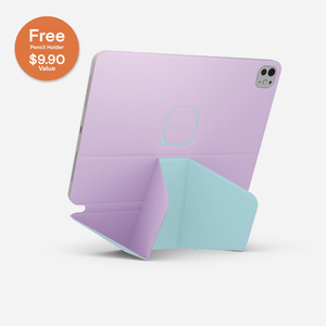 Dynamic Folio For Tablets MS028 Magnetic Folio iPad Air 11" (M4 2026) Peony x Aqua