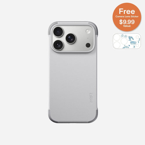 Frame Case MOVAS™ for iPhone 17 - MagSafe Compatible For Phones MD023 iPhone 17 Pro Misty Cove x Cement 