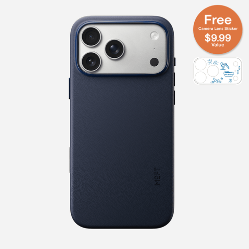 Snap Case MOVAS™ for iPhone 17 Series - MagSafe Compatible For Phones MD020 iPhone 17 Pro Max NAVY BLUE 