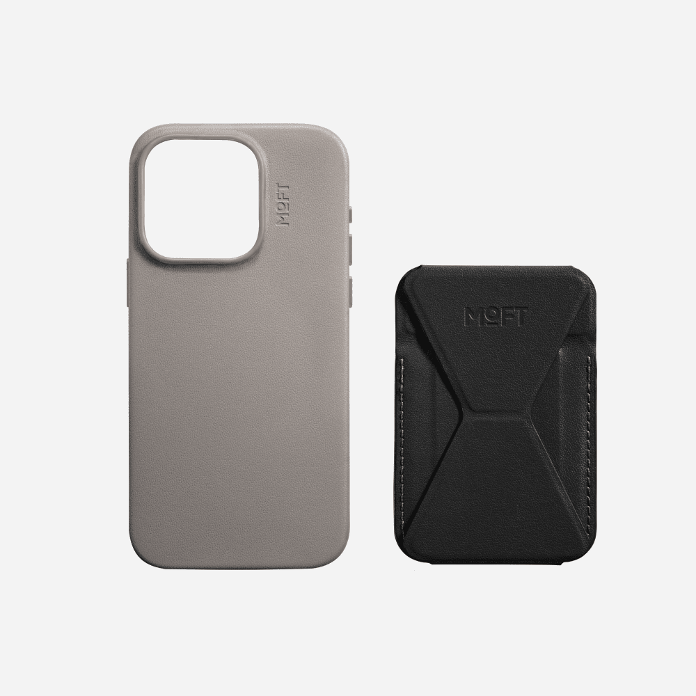 iPhone 15 Case, Stand & Wallet｜MOVAS™ Leather Snap Set | MOFT – MOFT